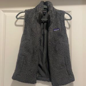 Gray Patagonia fur vest
